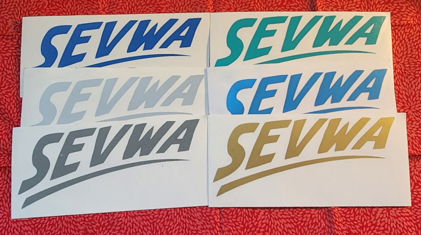 SEVWA new Logo Vinyl Decal
