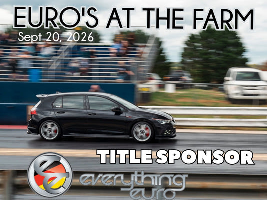 Welcome EVERYTHING EURO as the Title sponsor for Euros at the Farm in Sept 2026!