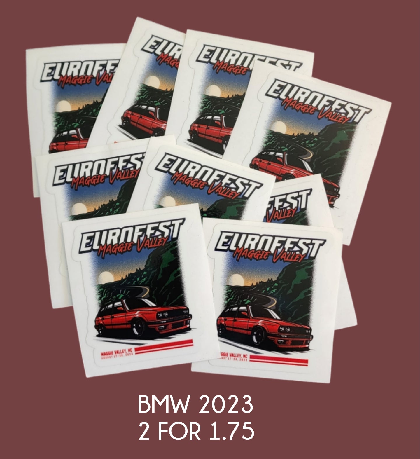 Eurofest Maggie Valley Decals