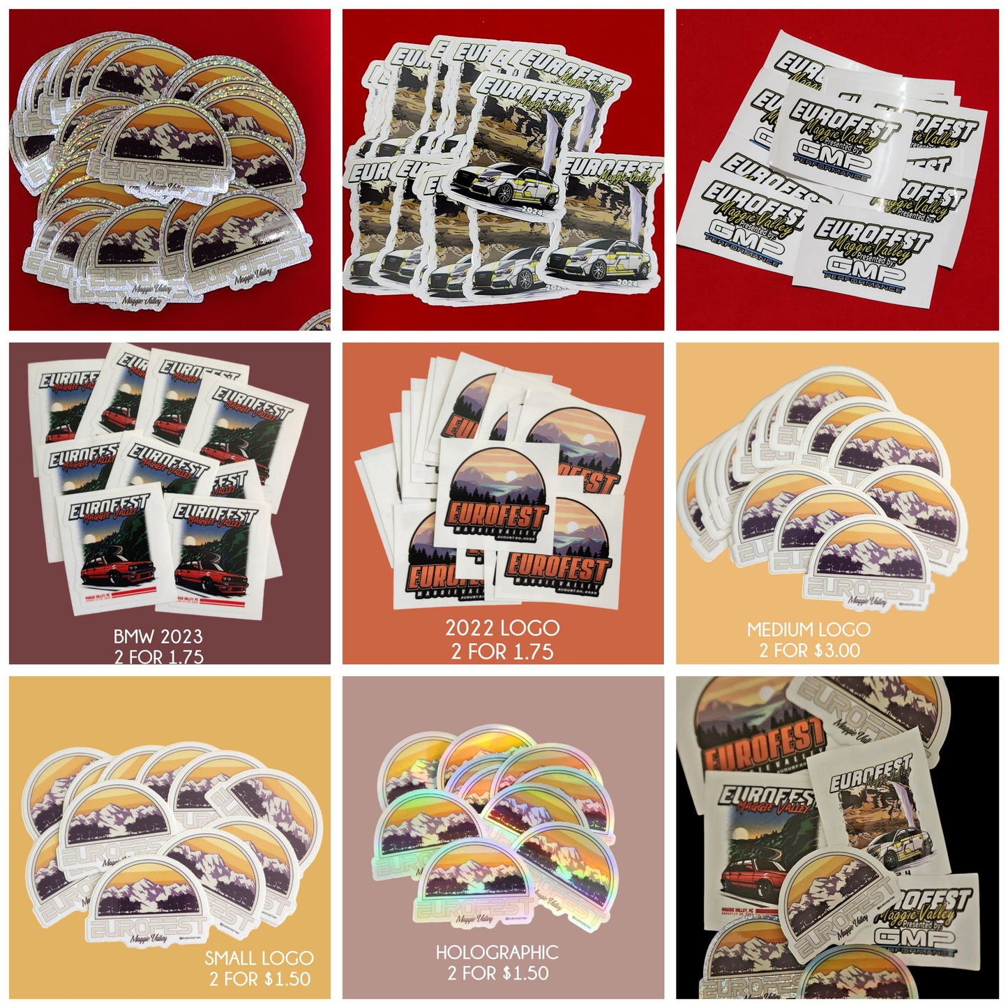 Eurofest Maggie Valley Decals