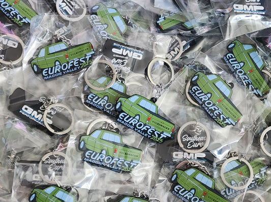 Eurofest Maggie Valley VW Truck keychain