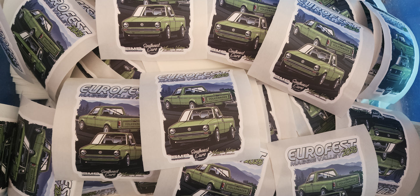 Eurofest Maggie Valley 2025 decals